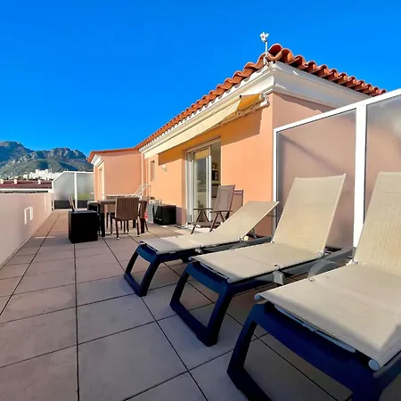 Le Rooftop Des Rivages Immense Terrasse, Centre Menton